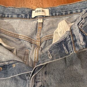 Agolde Sky Blue High Rise Jeans